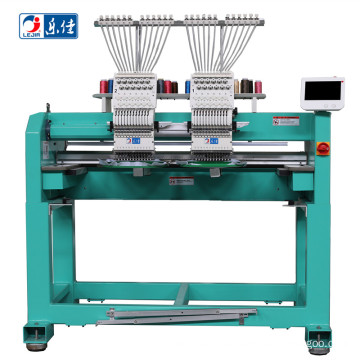 cheap cost two head cap T-shirt industrial  computerized embroidery machine